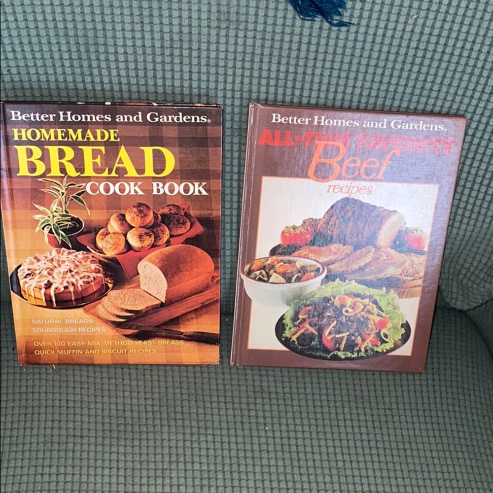 2 homemade cooking books